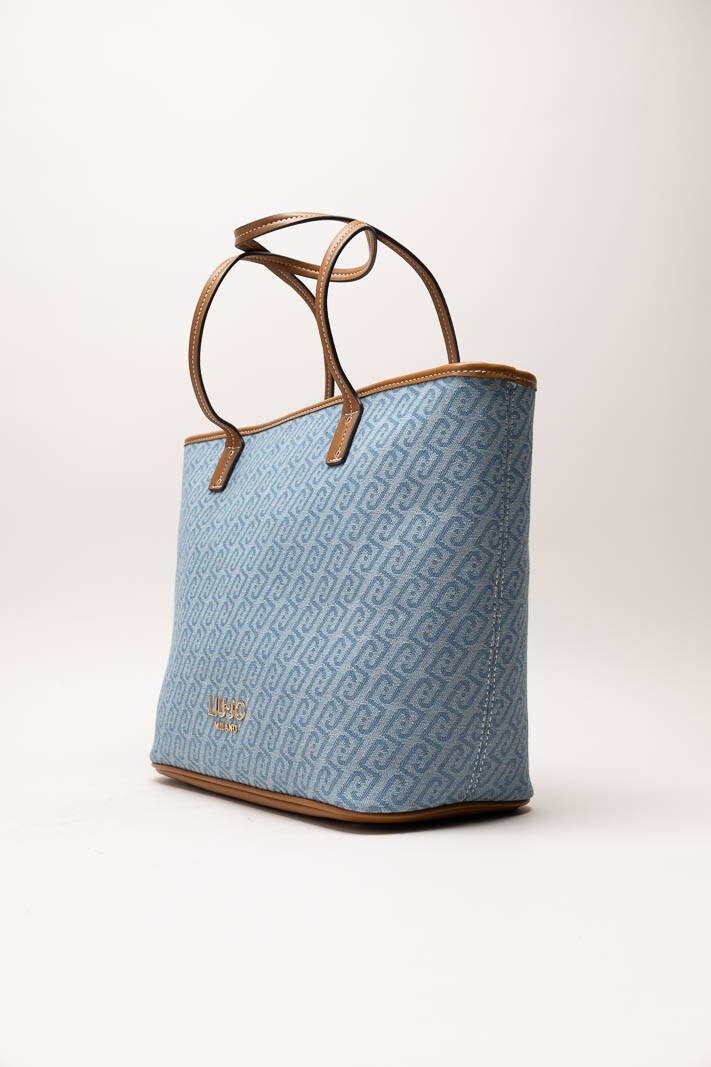 Lichtblauw Schoudertas