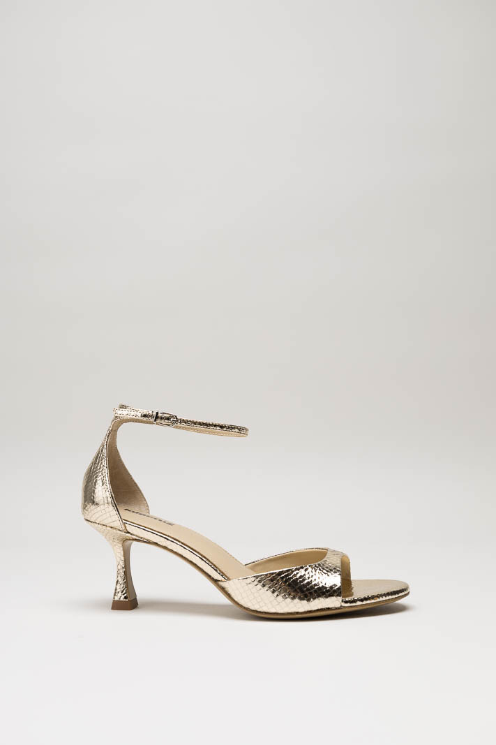 Goud Sandaal hak