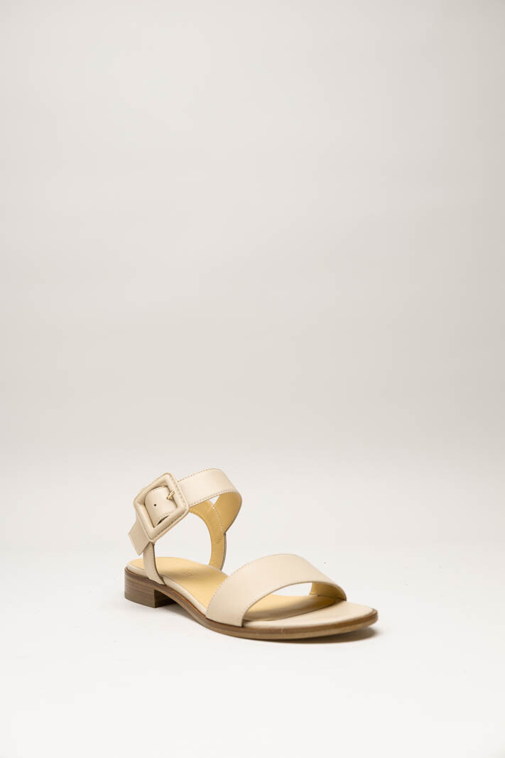 Beige Sandaal plat