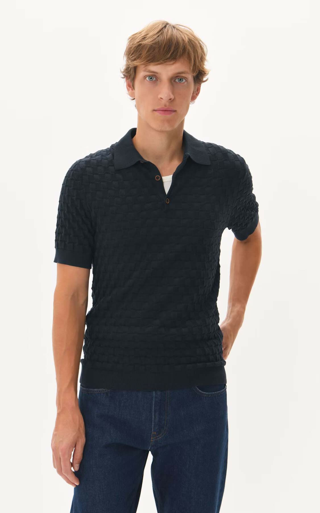 Donkerblauw Polo