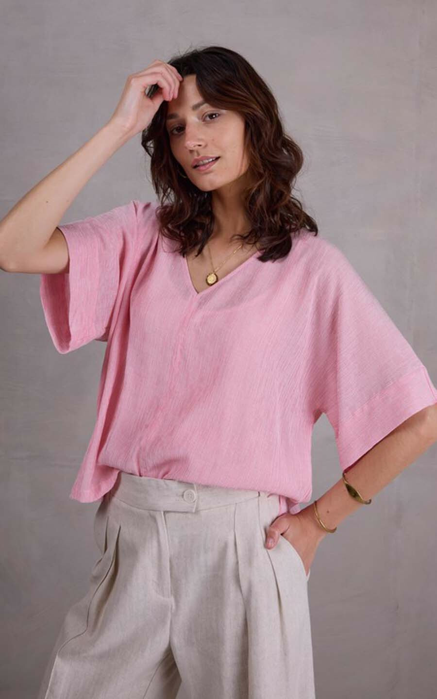 Roze Blouse