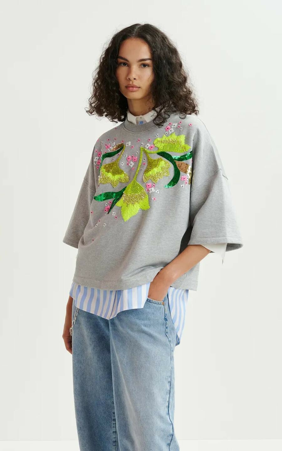 Grijs Sweater/trui