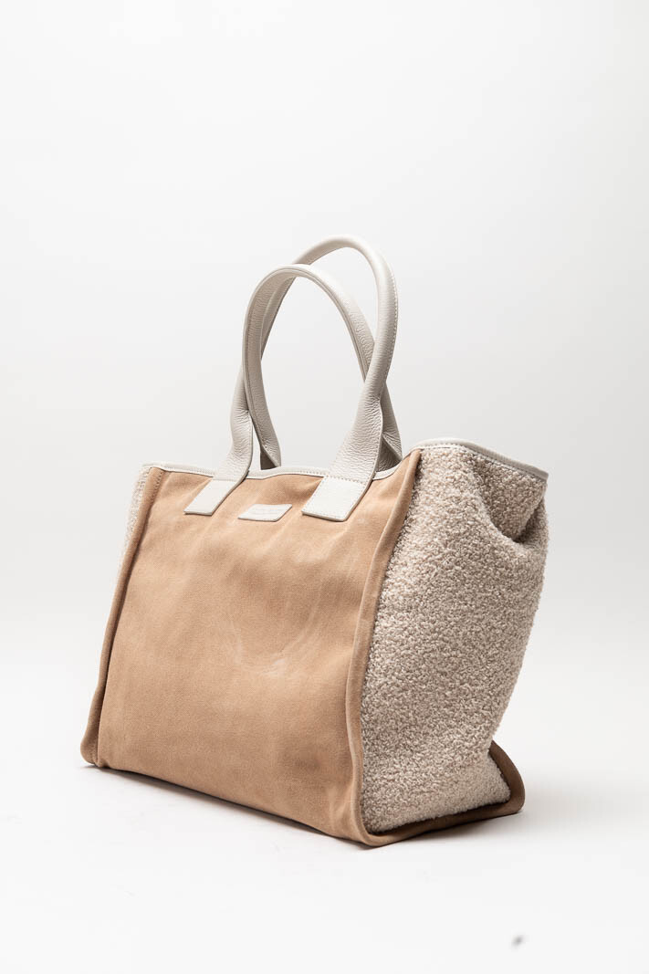 Beige Handtas