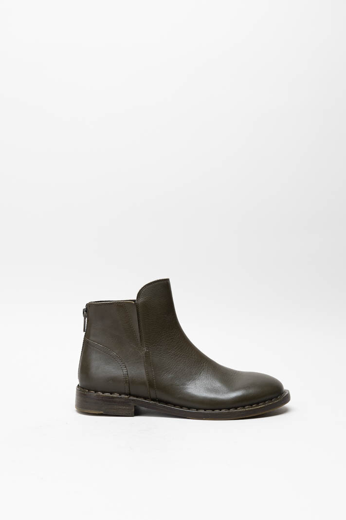 Kaki Enkellaars plat