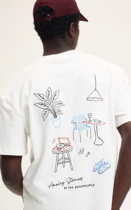 Gebroken wit T-shirt