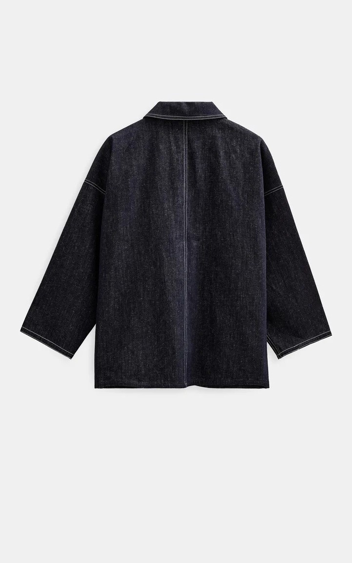 Donkerblauw Overshirt image