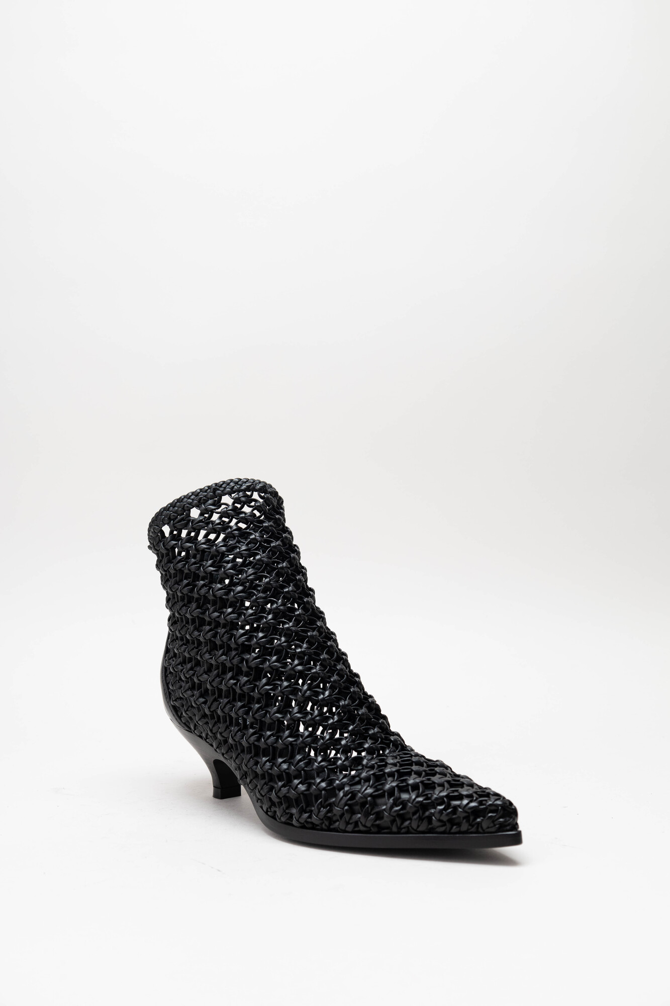 Zwart Enkellaars hak