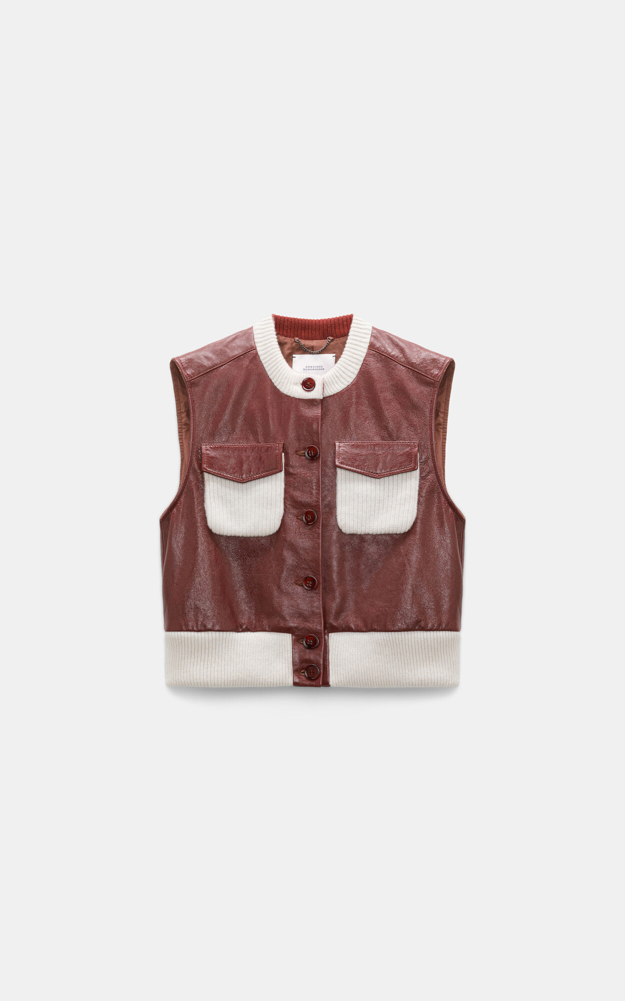 Bruin Vest mouwloos image