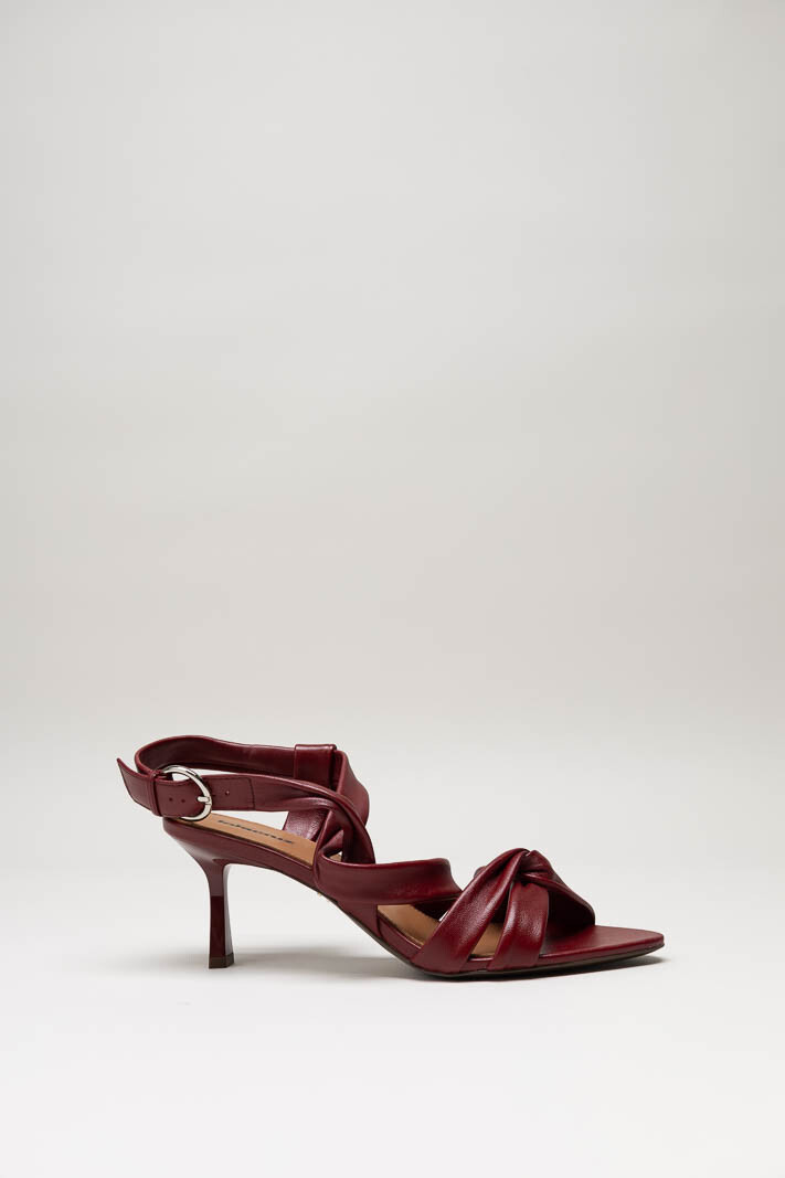 Bordeaux Sandaal hak