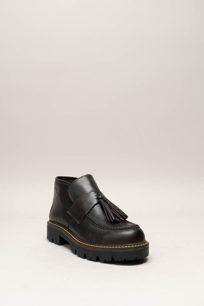 Donkerbruin Mocassin