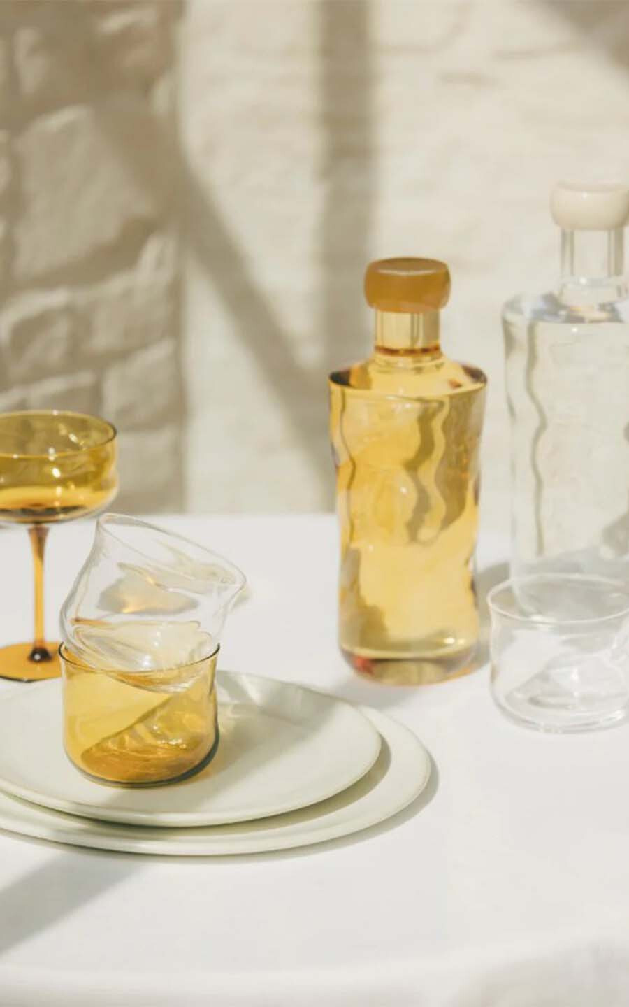 Oker Servies en glazen