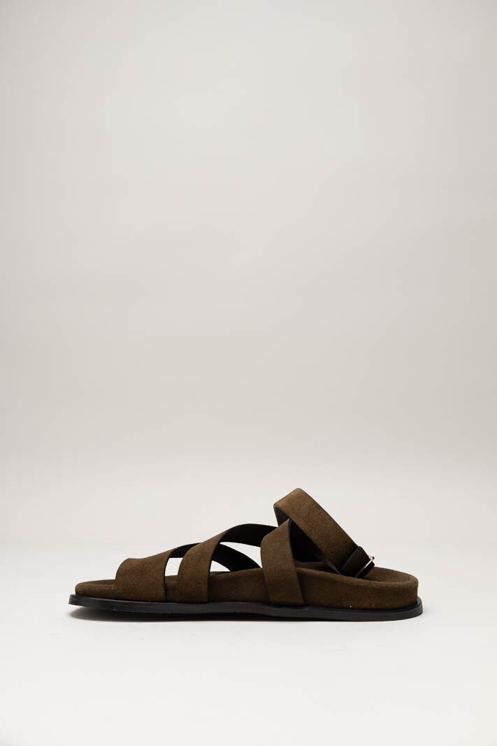 Bruin Sandaal plat image