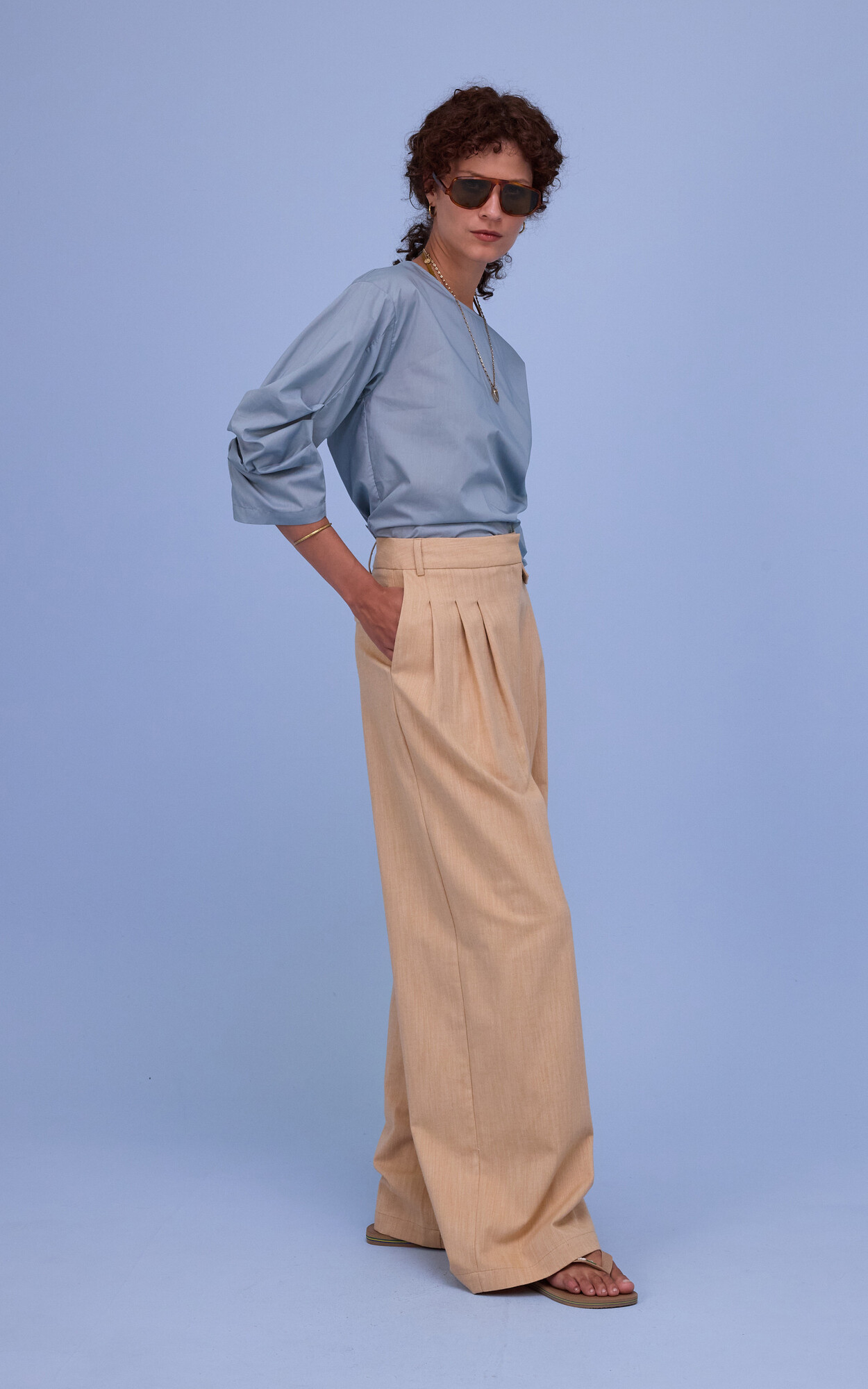 Blauw Blouse image