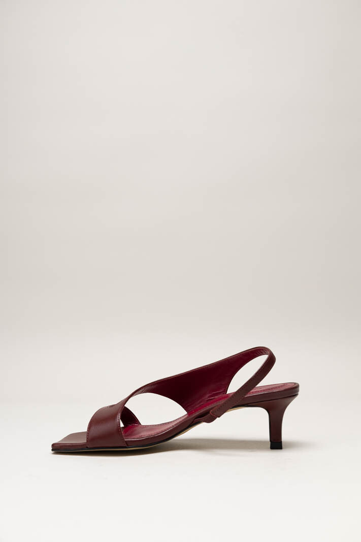 Bordeaux Sandaal hak image