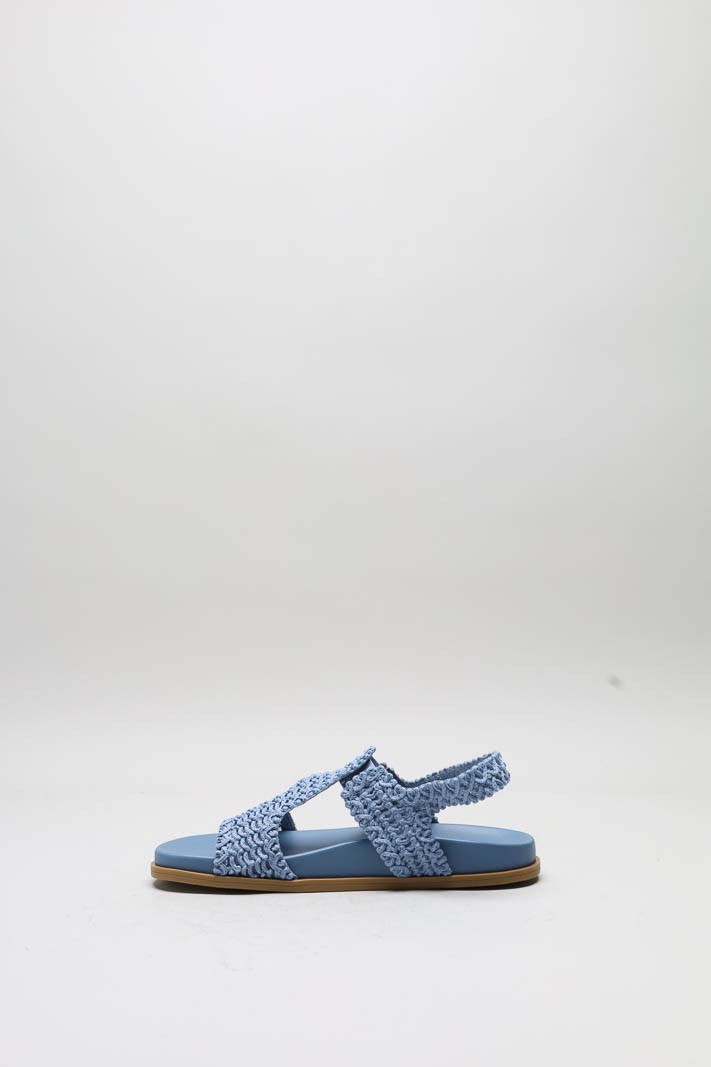 zoom in on Blauw Sandaal plat image Blauw Sandaal plat image