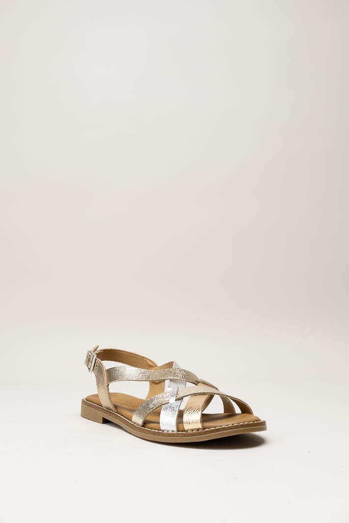 Goud Sandaal plat