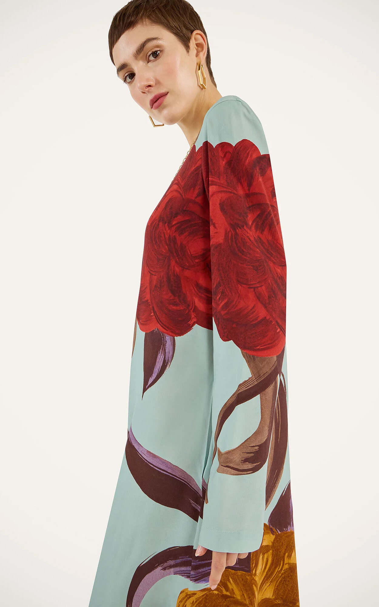 Turquoise Jurk image