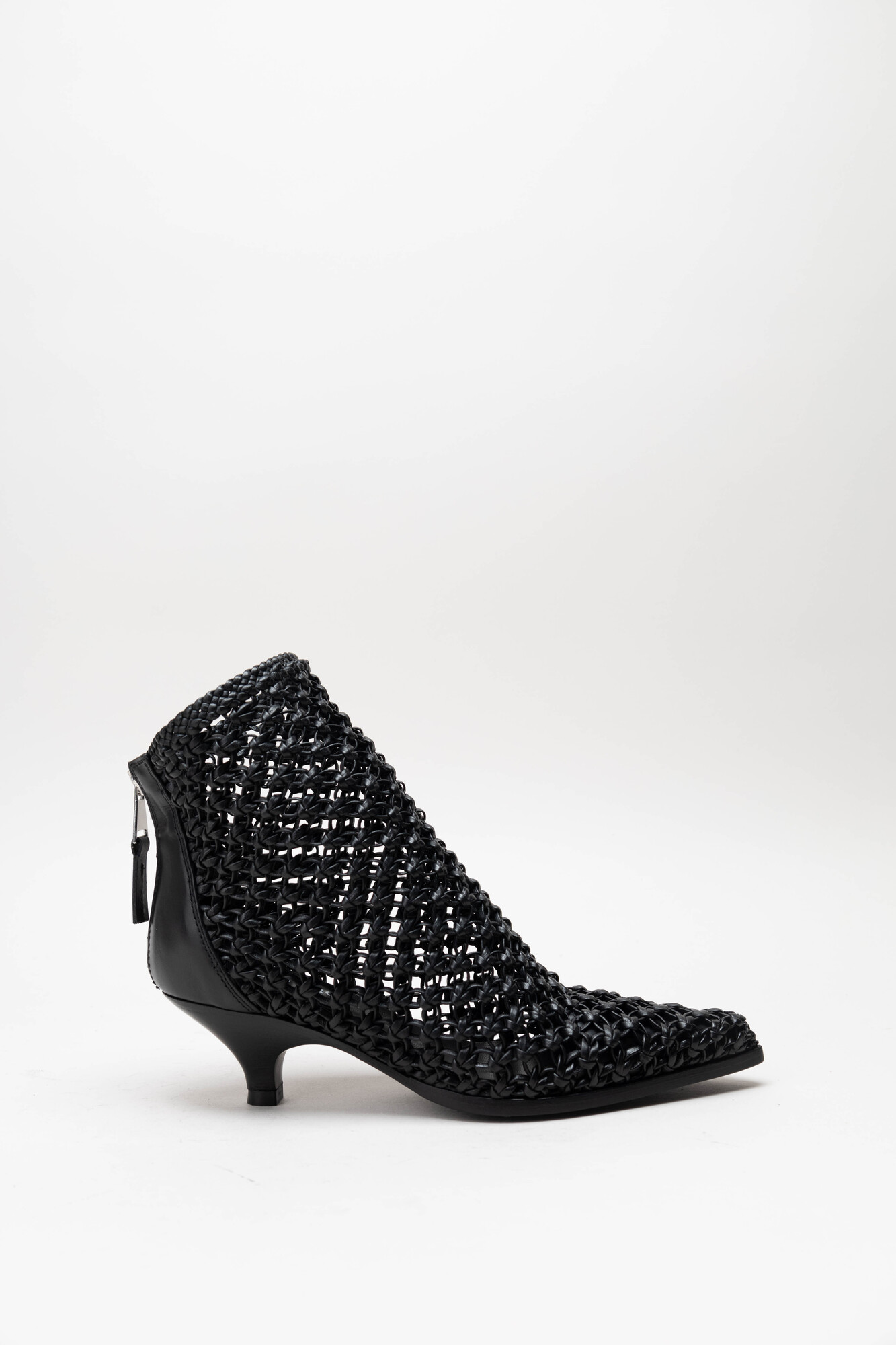 Zwart Enkellaars hak