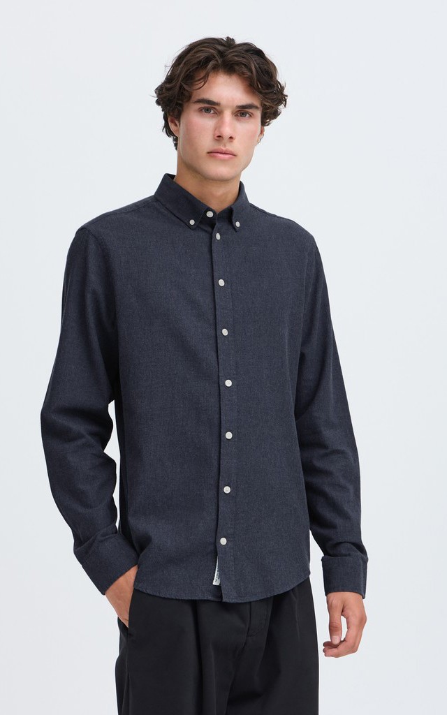 Donkerblauw Hemd