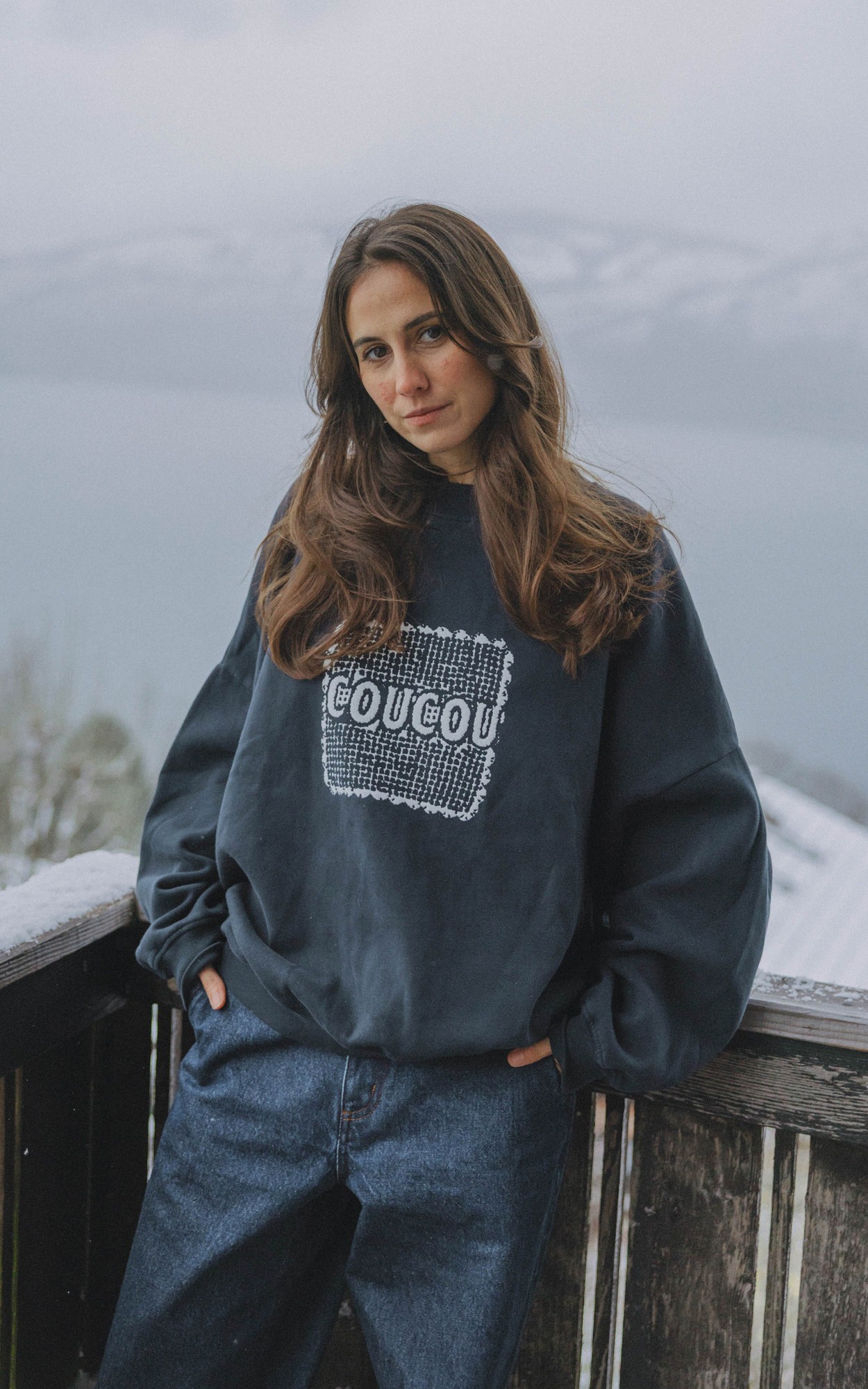 Marineblauw Sweater image