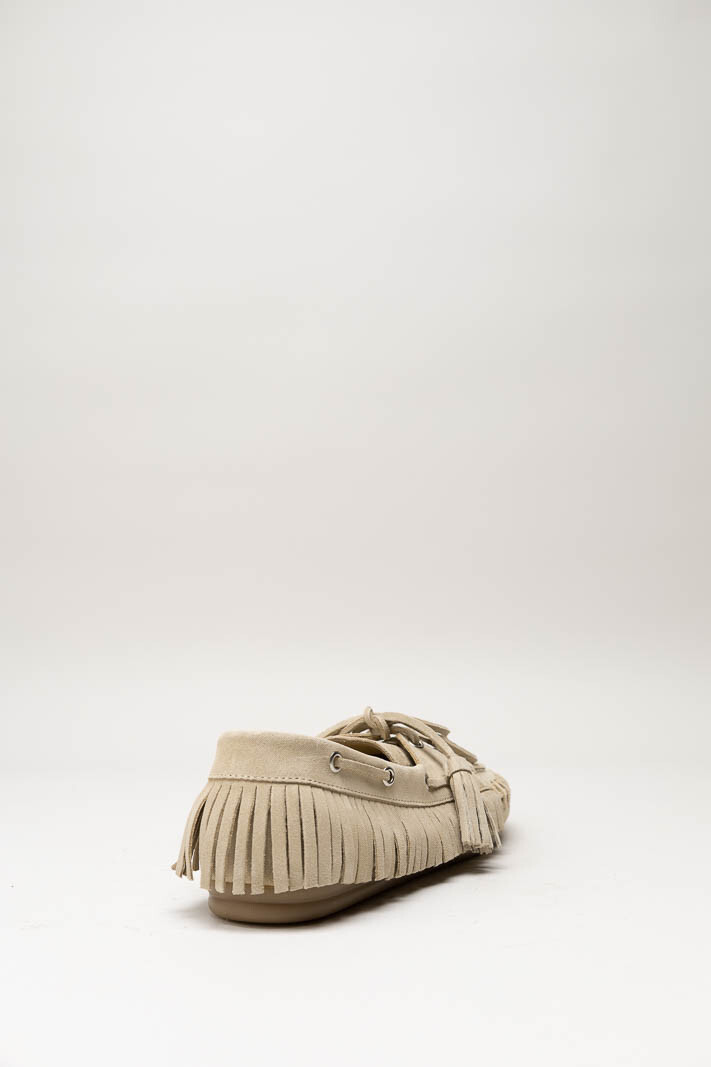 Lichtbeige Bootschoen image