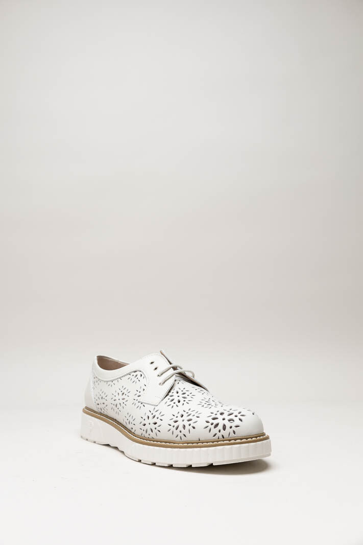 Gebroken wit Veterschoen