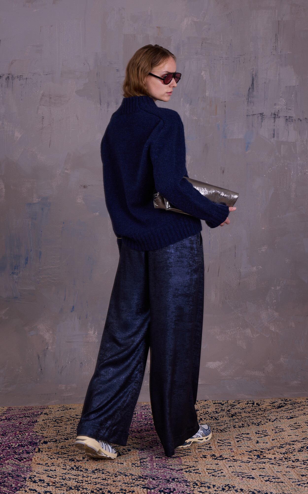 Donkerblauw Sweater/trui