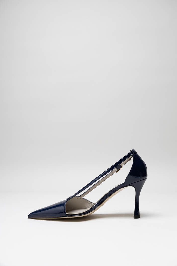 Donkerblauw Pump image