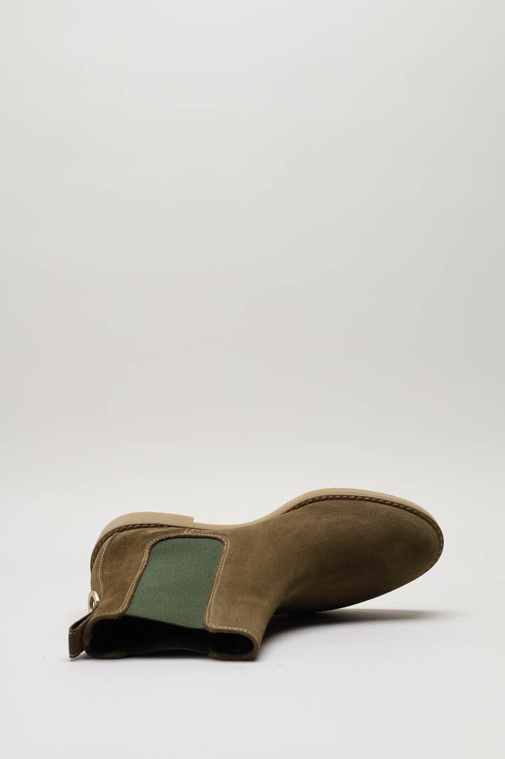 Kaki Enkellaars plat image