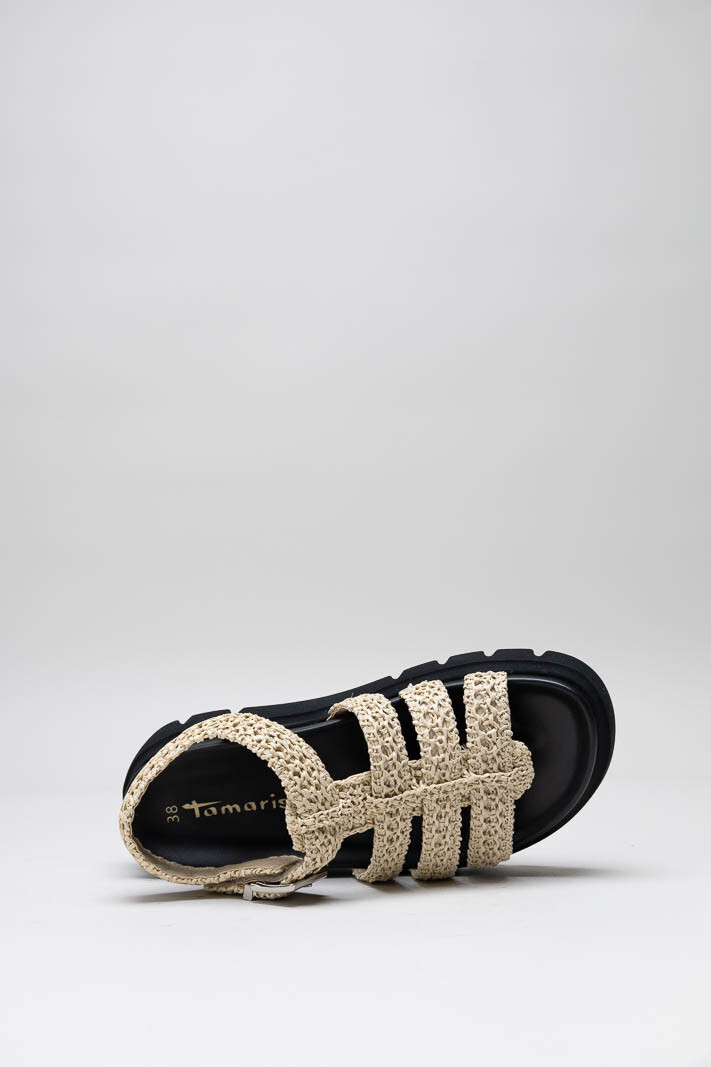 Beige Sandaal plat image