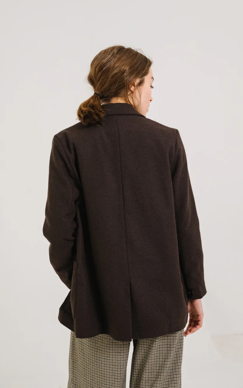 Donkerbruin Blazer image