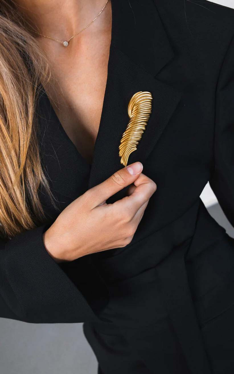 Goud Broche