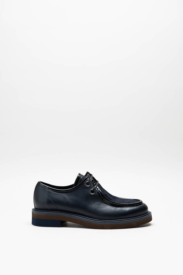 Donkerblauw Veterschoen