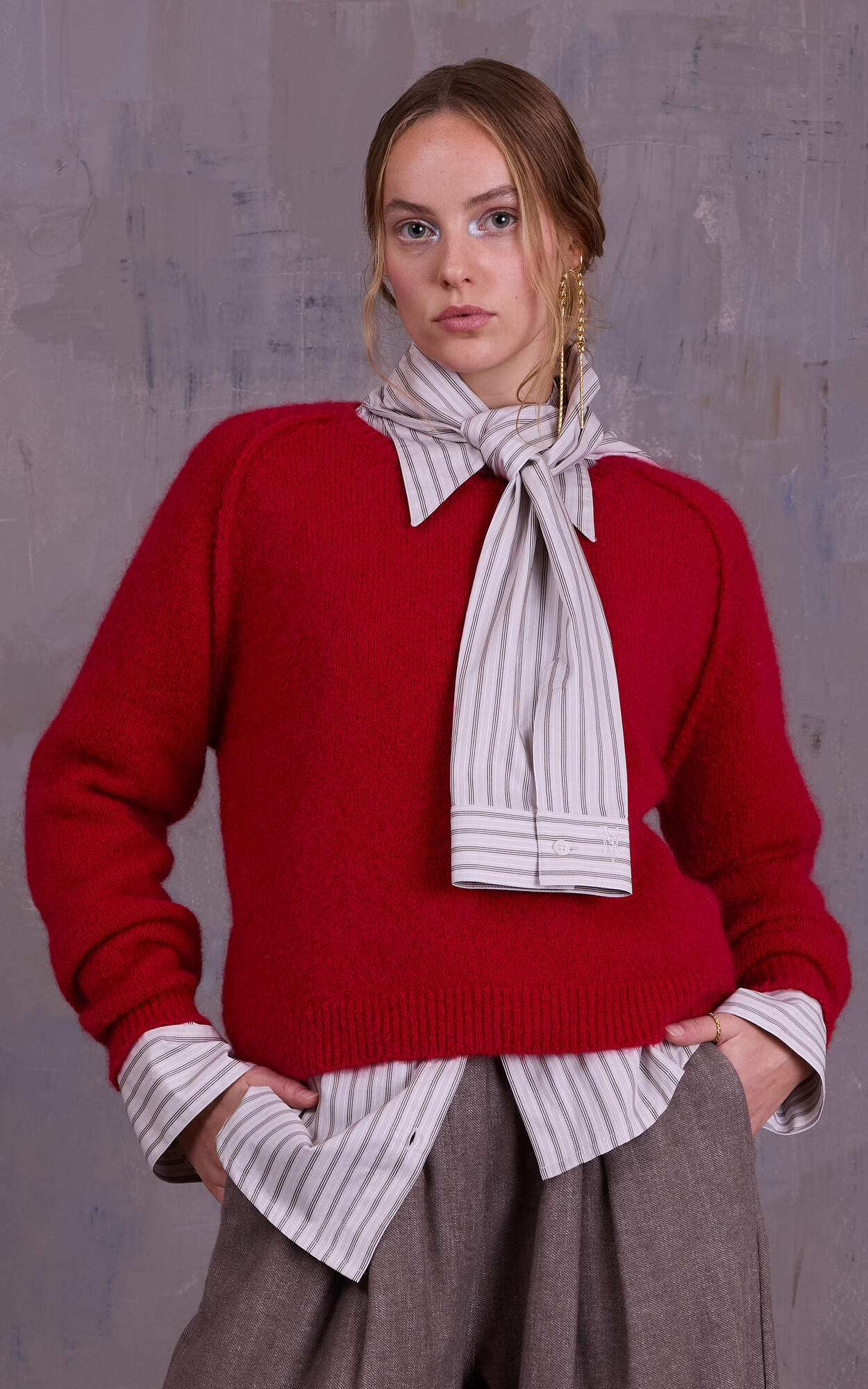 Rood Sweater/trui