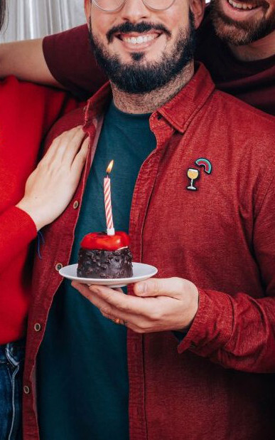 Blauw Broches & pins