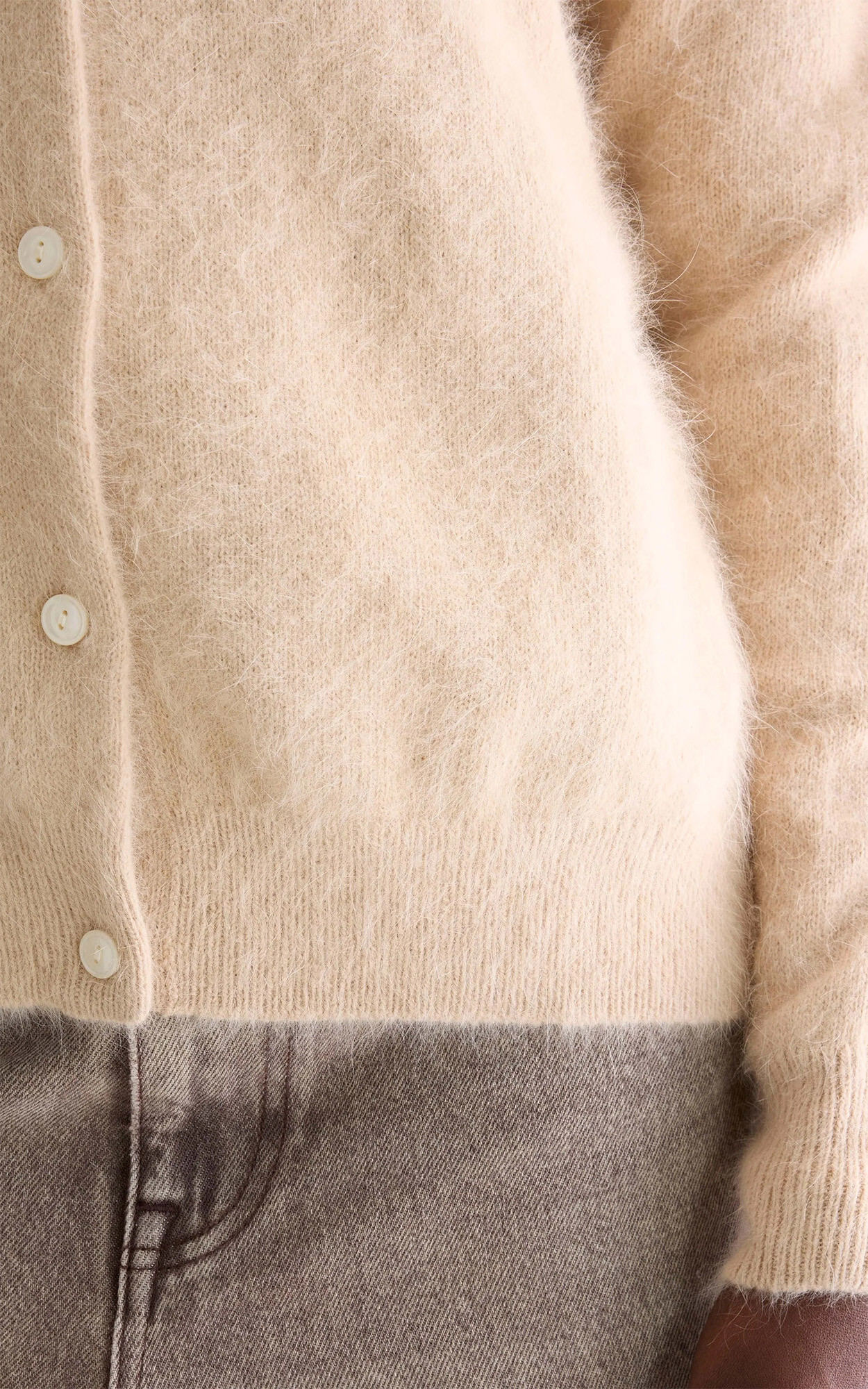 zoom in on Beige Cardigan image Beige Cardigan image