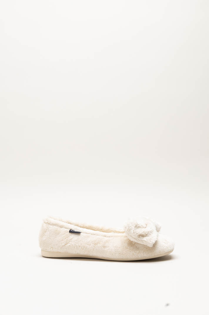 Lichtbeige Pantoffel