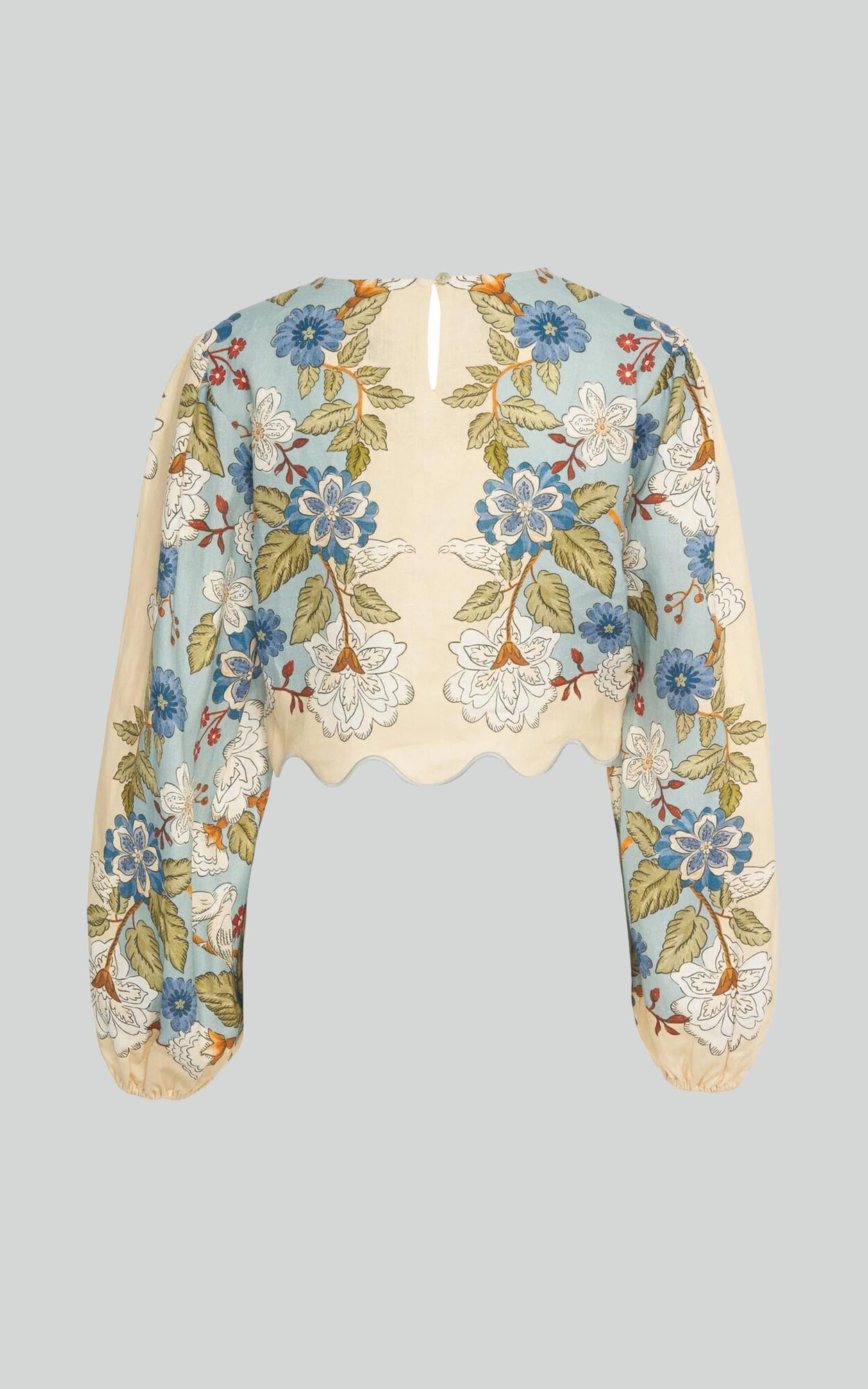 Lichtblauw Blouse image