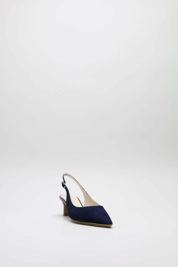 Donkerblauw Pump