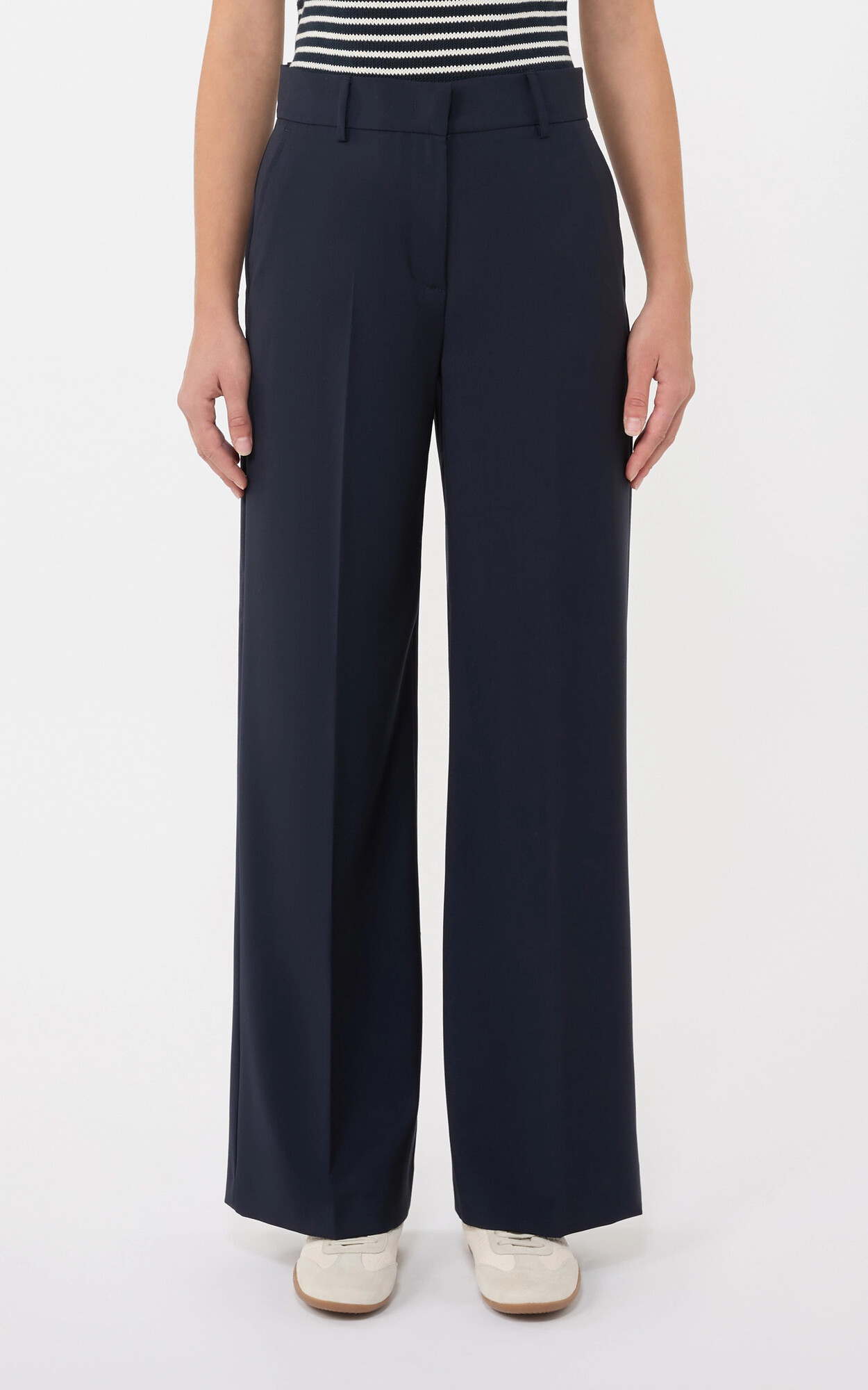 Marineblauw Broek