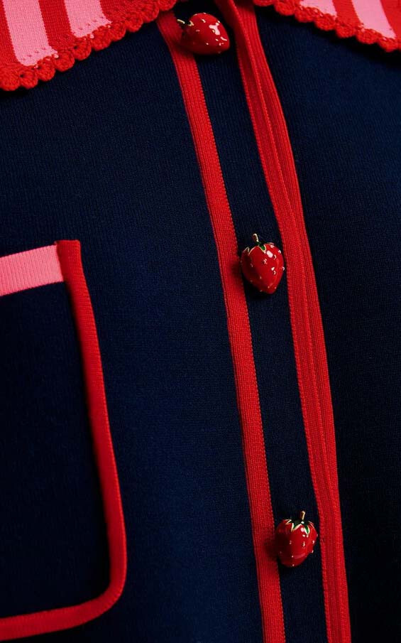 Donkerblauw Cardigan image