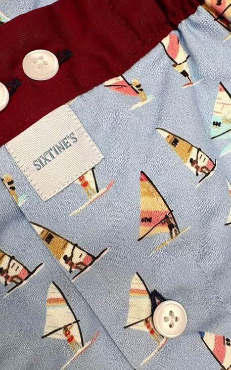 Lichtblauw Boxershorts