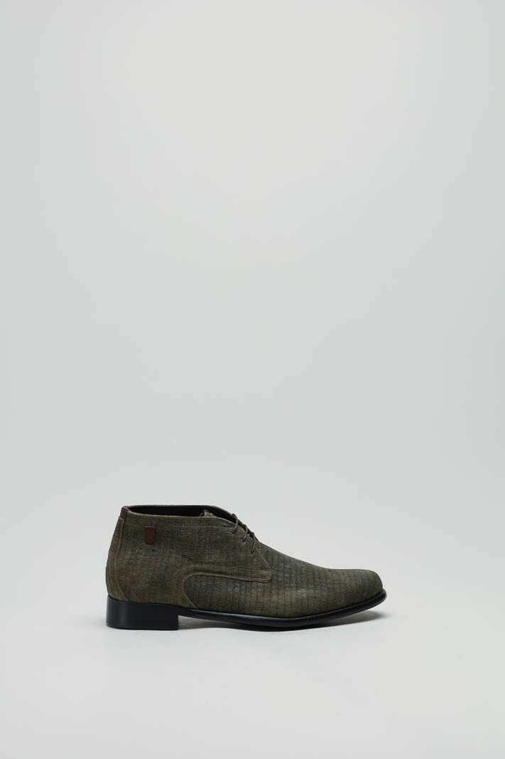zoom in on Kaki Veterschoen hoog image Kaki Veterschoen hoog image