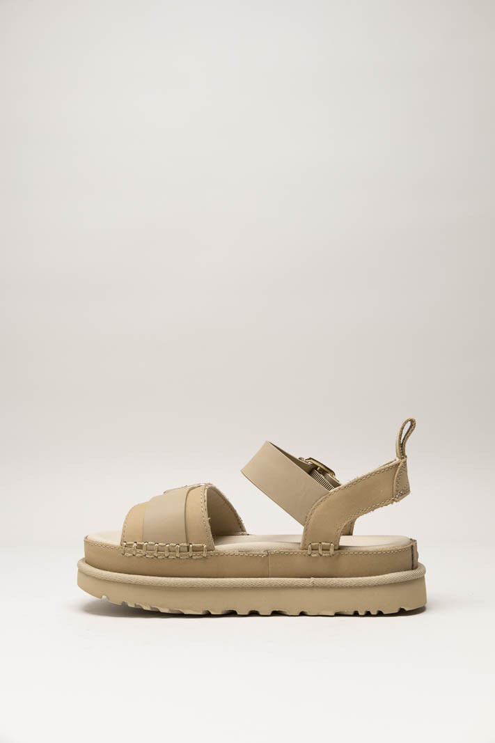 Beige Sandaal sleehak image