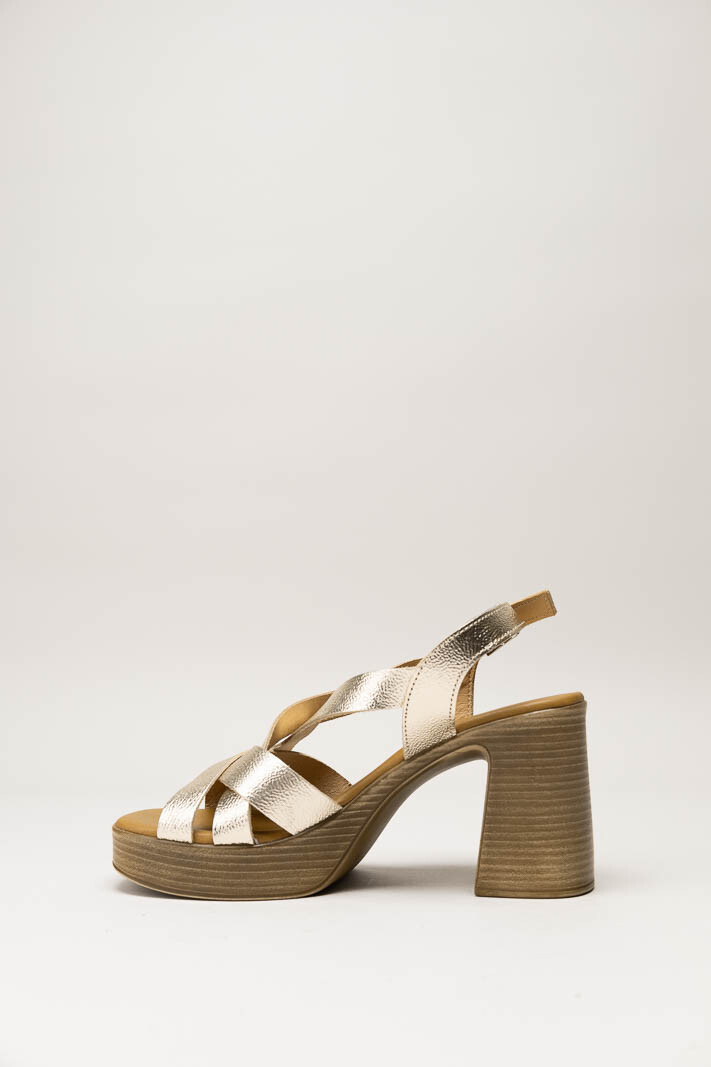 Goud Sandaal hak image