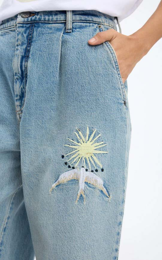 Blauw Jeansbroek