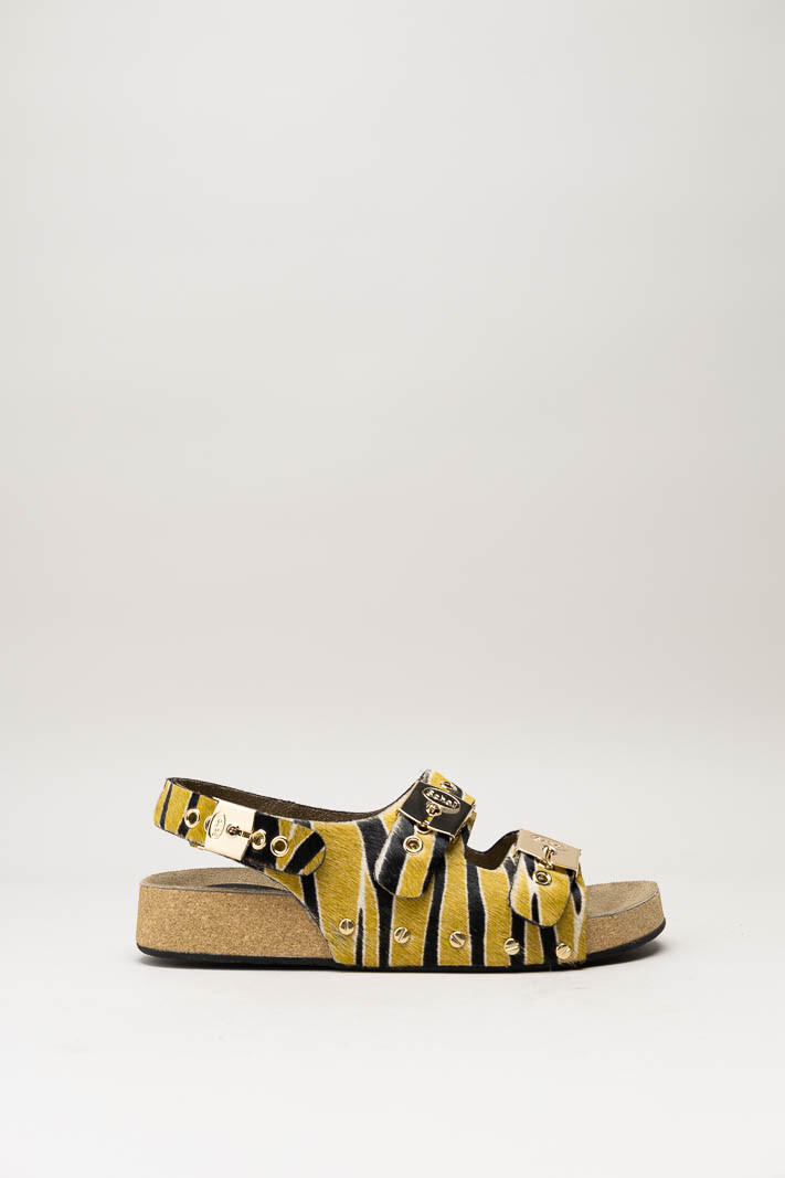 Geel Sandaal plat