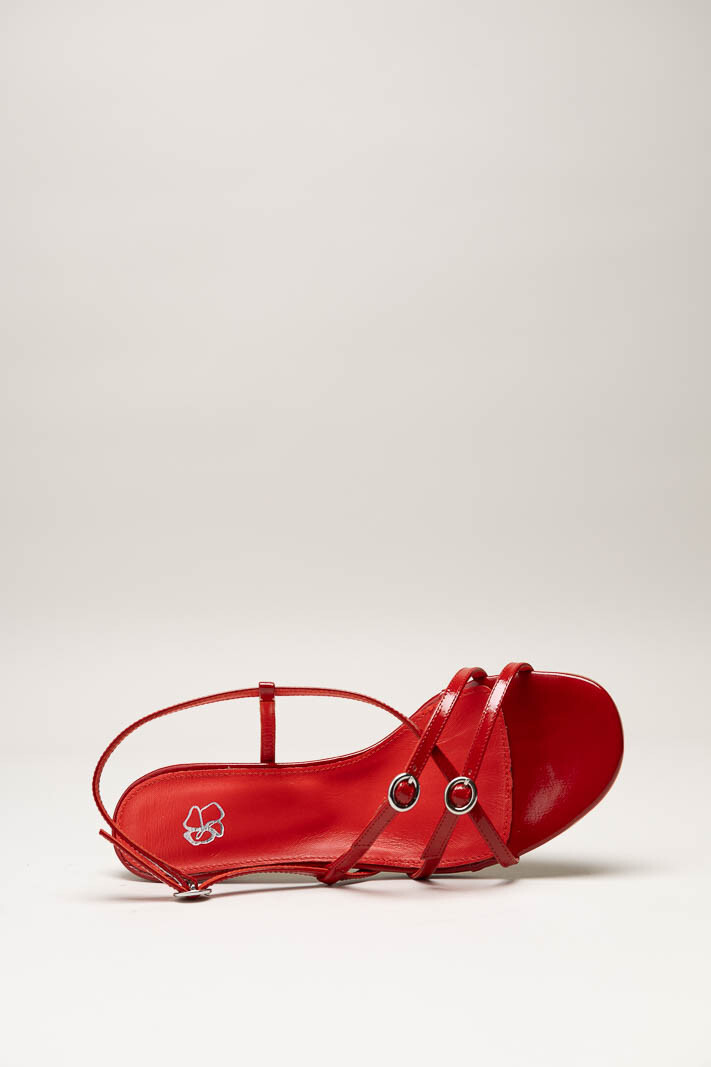 Rood Sandaal hak image