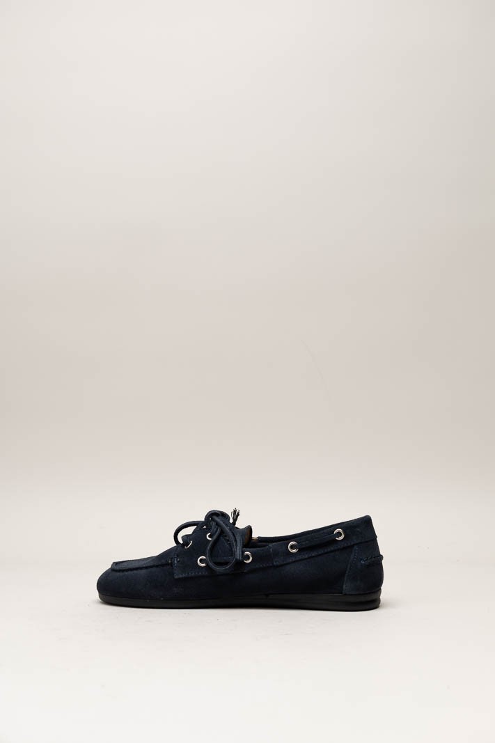 Blauw Bootschoen image