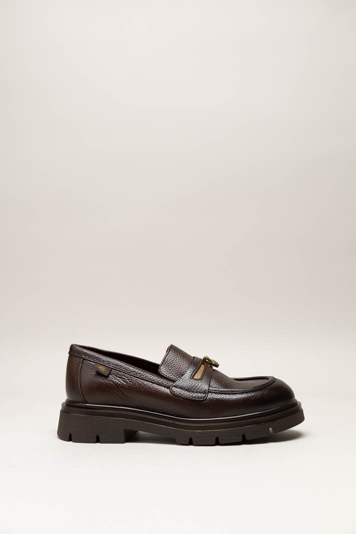 Donkerbruin Mocassin